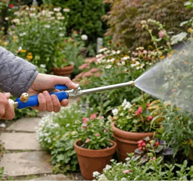 Garden Maestros Pressure Washer Working